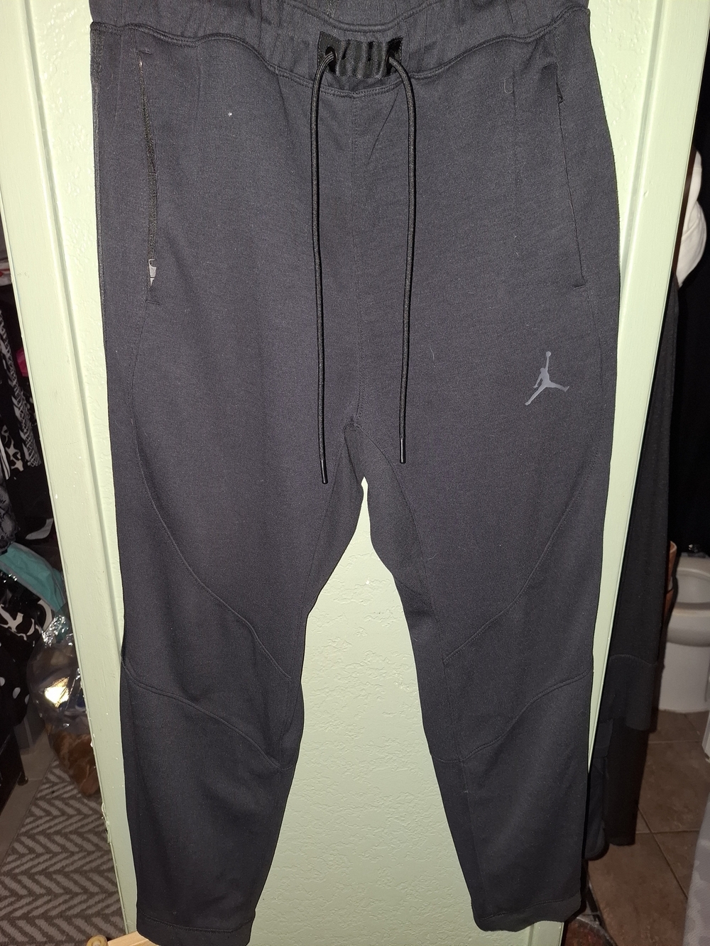 Jordan Men's Black Athletic Jogger Pants